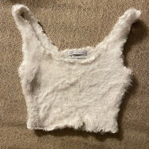 urban outfitters fluffy crop tank
